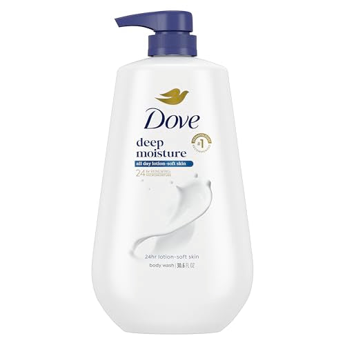 3 Bottles of Dove Deep Moisture Body Wash 30.6 oz