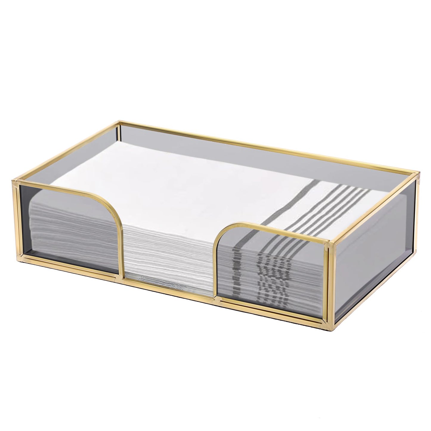 Glass Napkin Towel Holder
