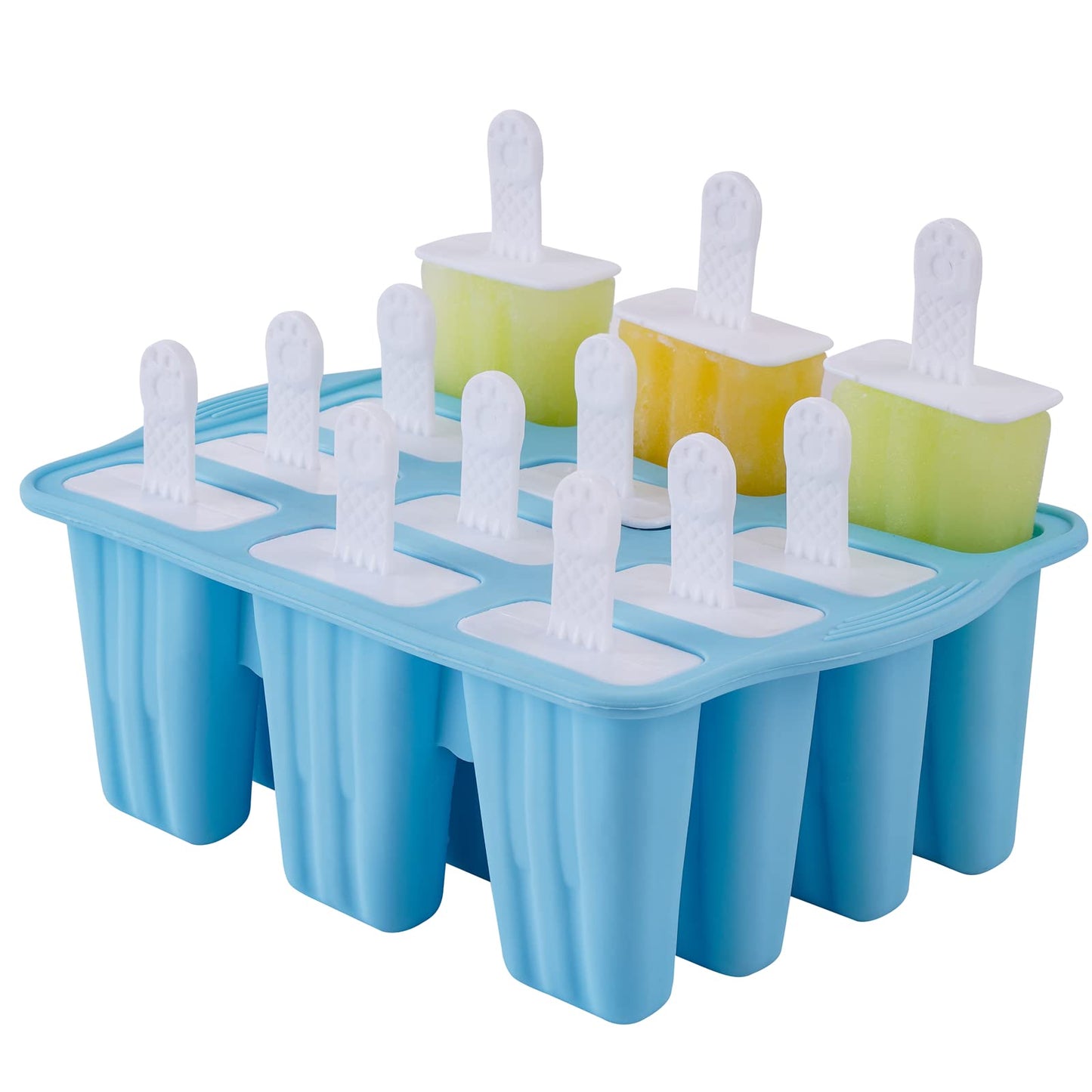 Silicone Popsicle Molds, 9 Reusable Ice Pop Makers