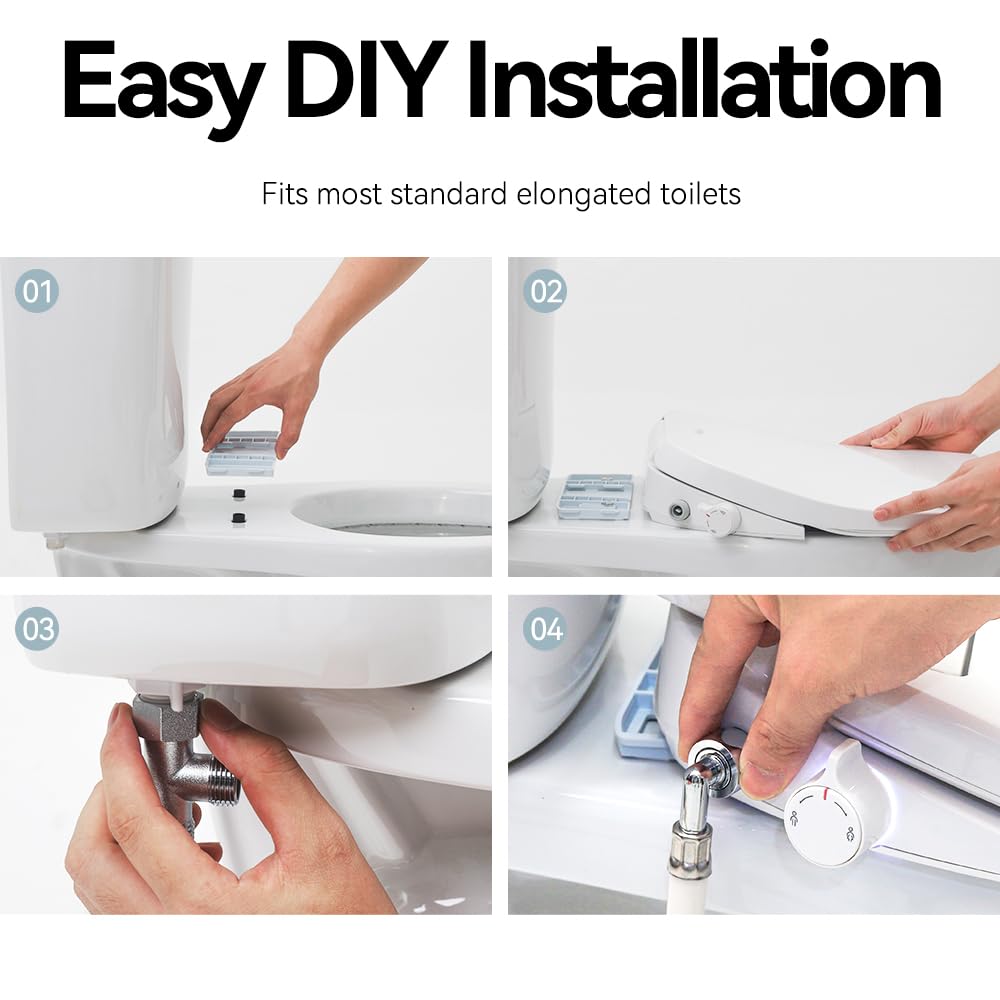Rivix Heated Electric Bidet Toilet Seat
