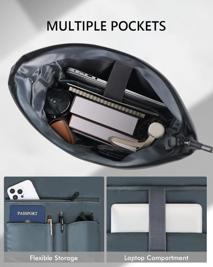 Movker Rolltop Commuter Backpack with Laptop Compartment