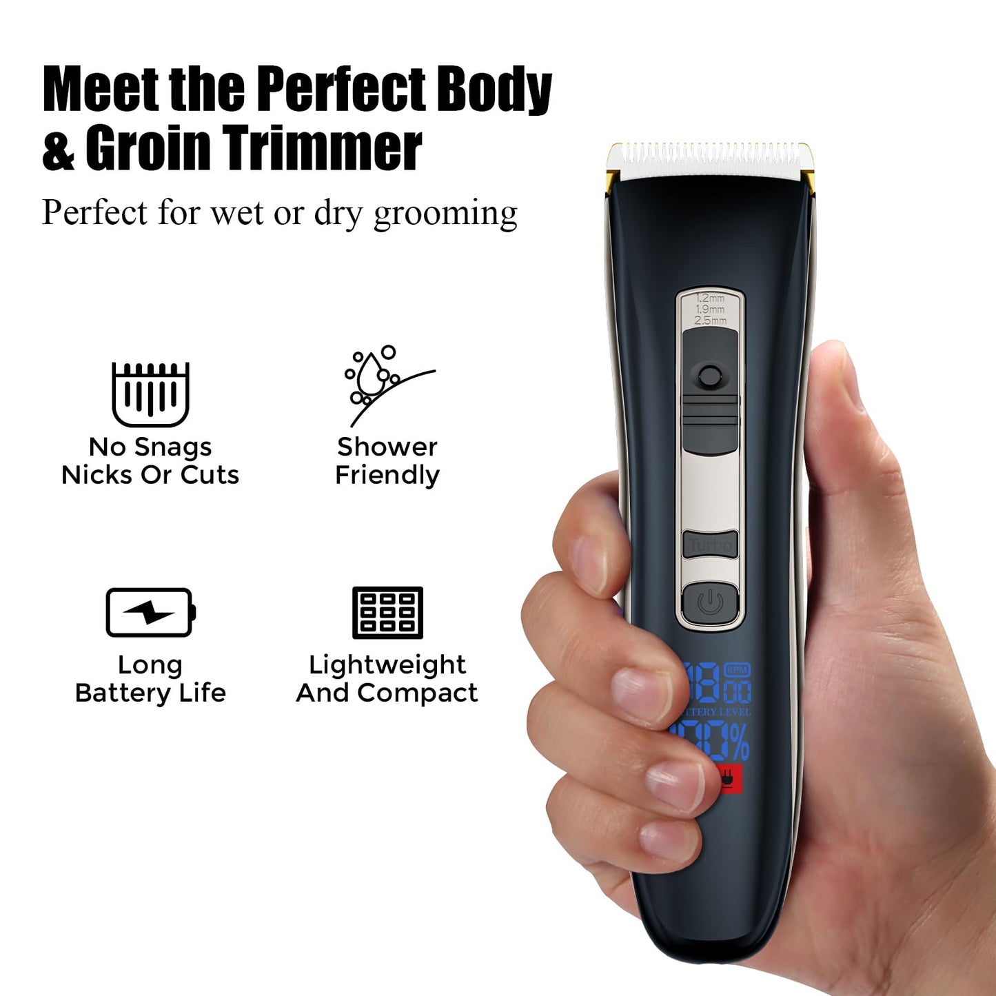 Paubea Cordless Hair Trimmer and Grooming Kit