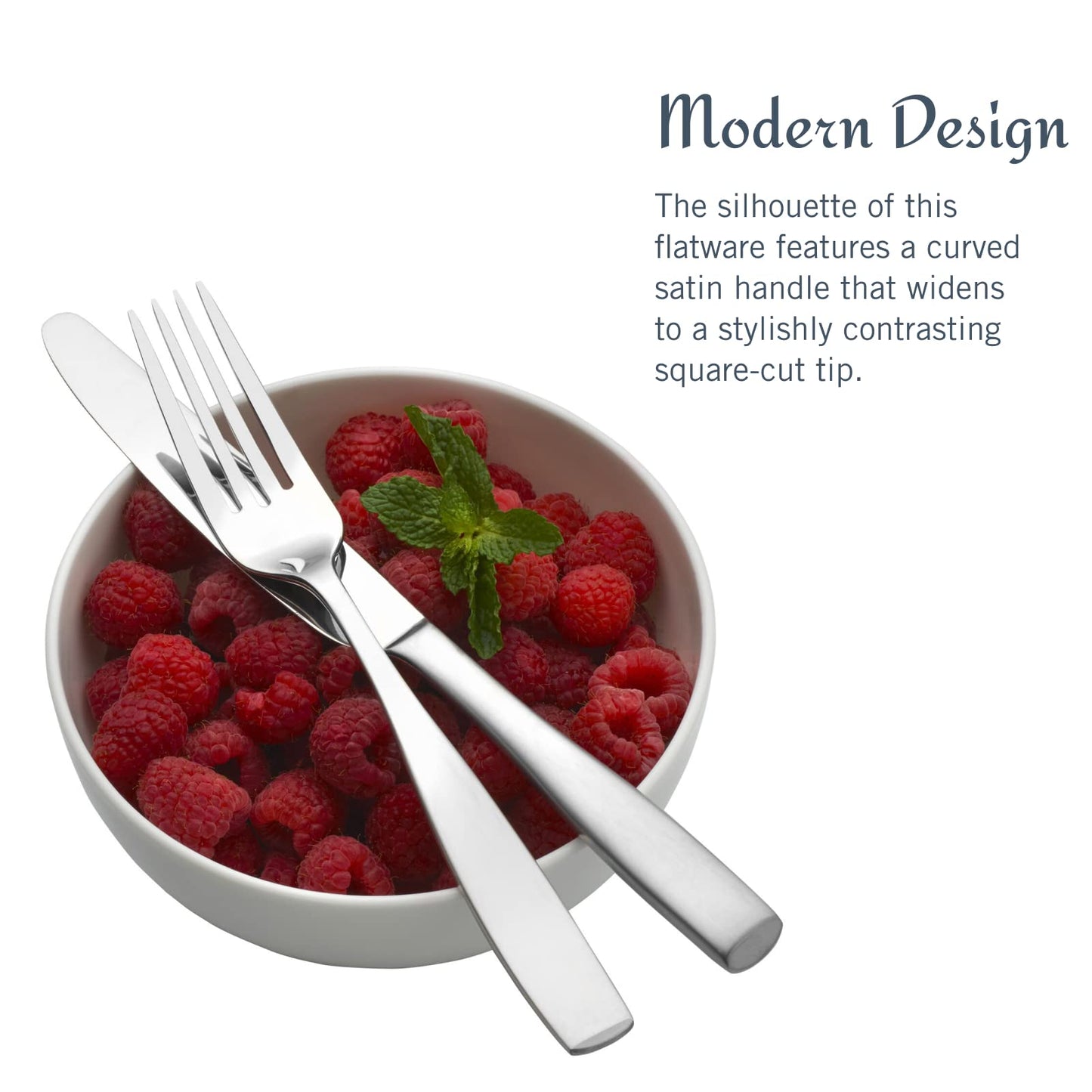 Mikasa Satin Loft 65-Piece Flatware Set