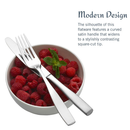 Mikasa Satin Loft 65-Piece Flatware Set