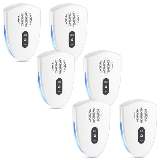 6 Pack Ultrasonic Pest Repeller for Home