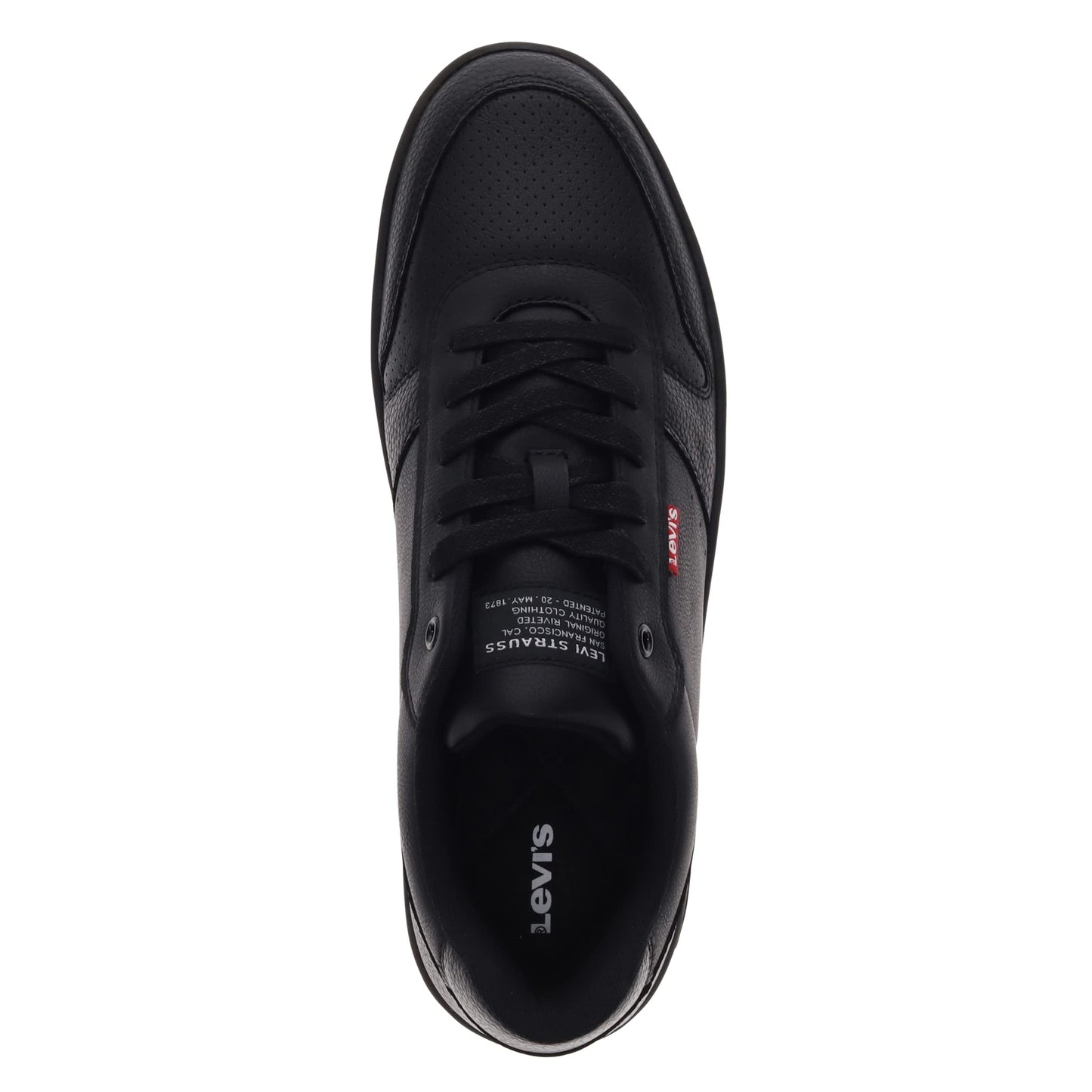 Levi's Men's Black Casual Lace-Up Sneakers