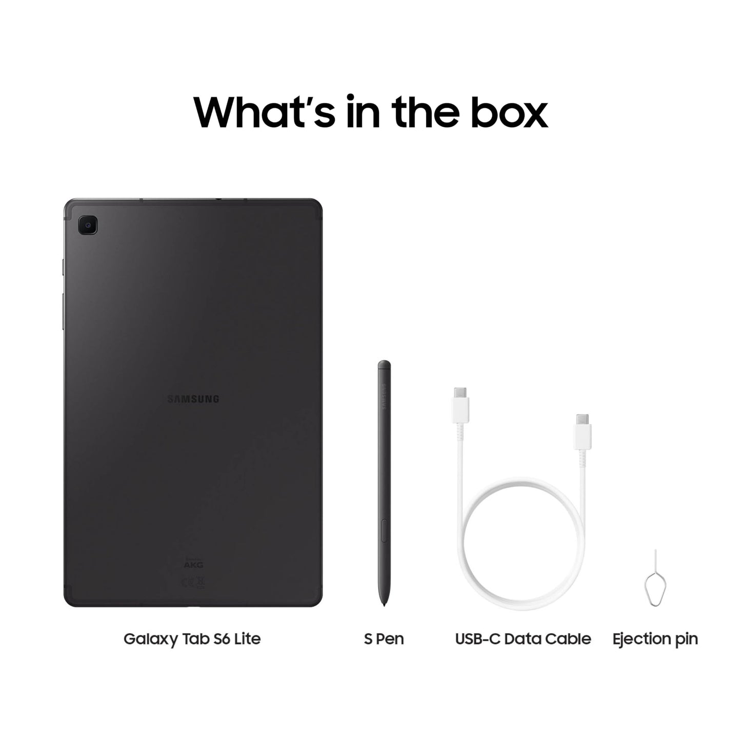 SAMSUNG Galaxy Tab S6 Lite 10.4" 64GB WiFi Android Tablet, S Pen Included, Gaming Ready, Long Battery Life, Slim Metal Design, Expandable Storage, US Version, Oxford Gray, Amazon Exclusive