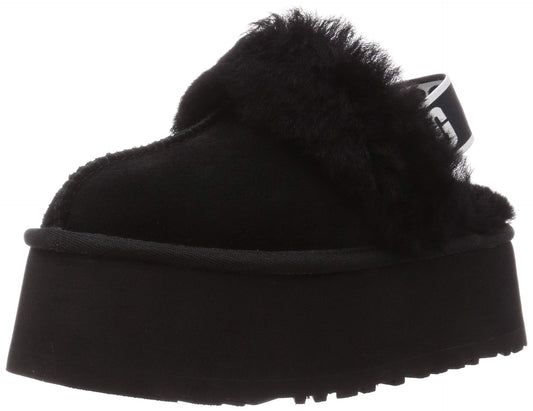 UGG Women's Funkette Black Slippers