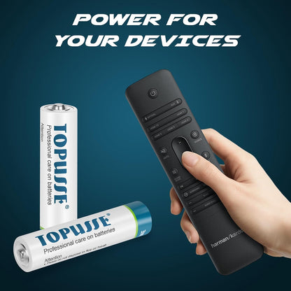 TOPUSSE 24 Pack AA Alkaline Batteries, Leakproof