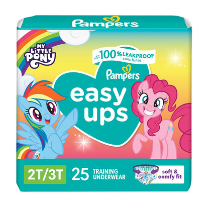 Pampers Easy Ups Training Pants 2T-3T, 25 Count
