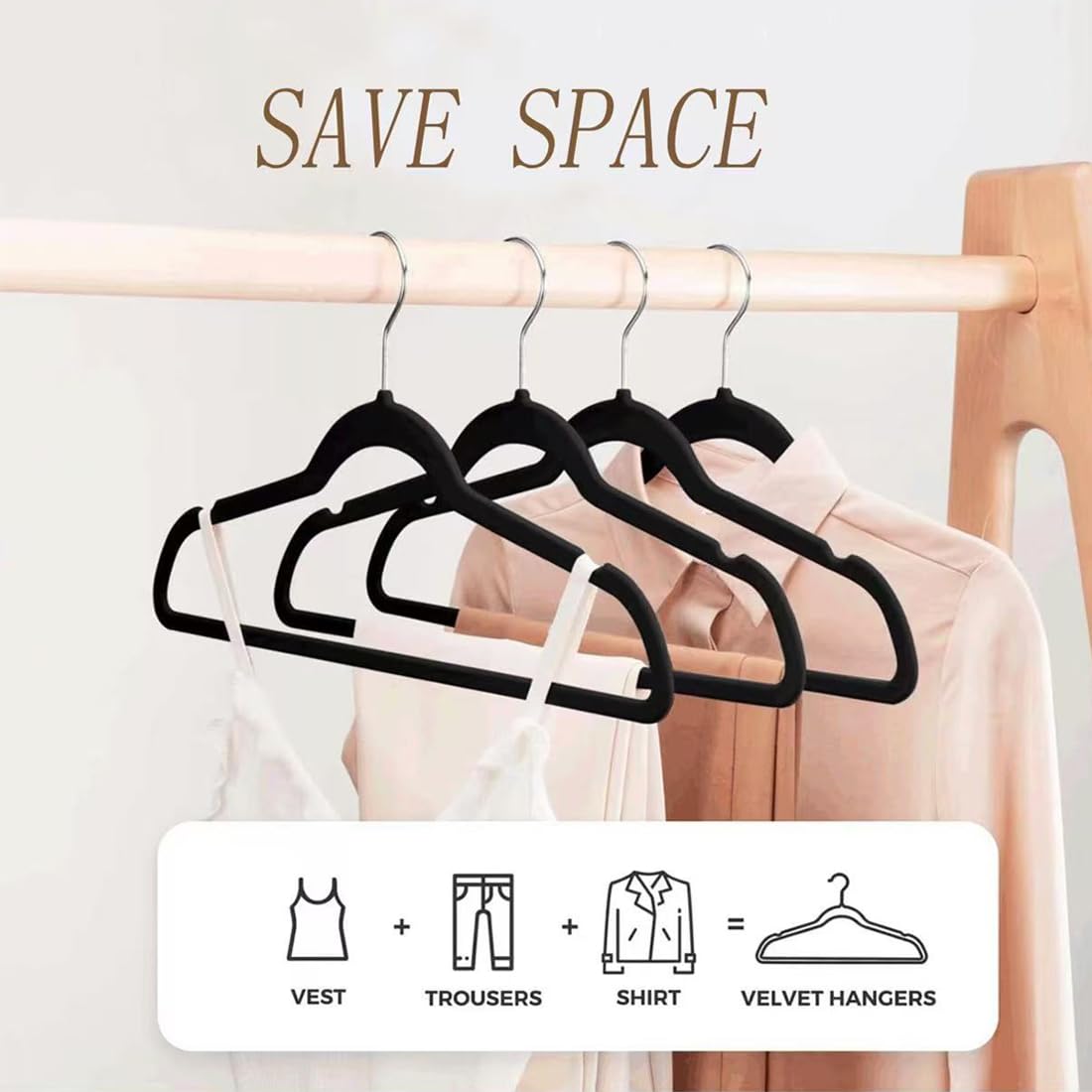 36 Pack Non-Slip Velvet Coat Hangers