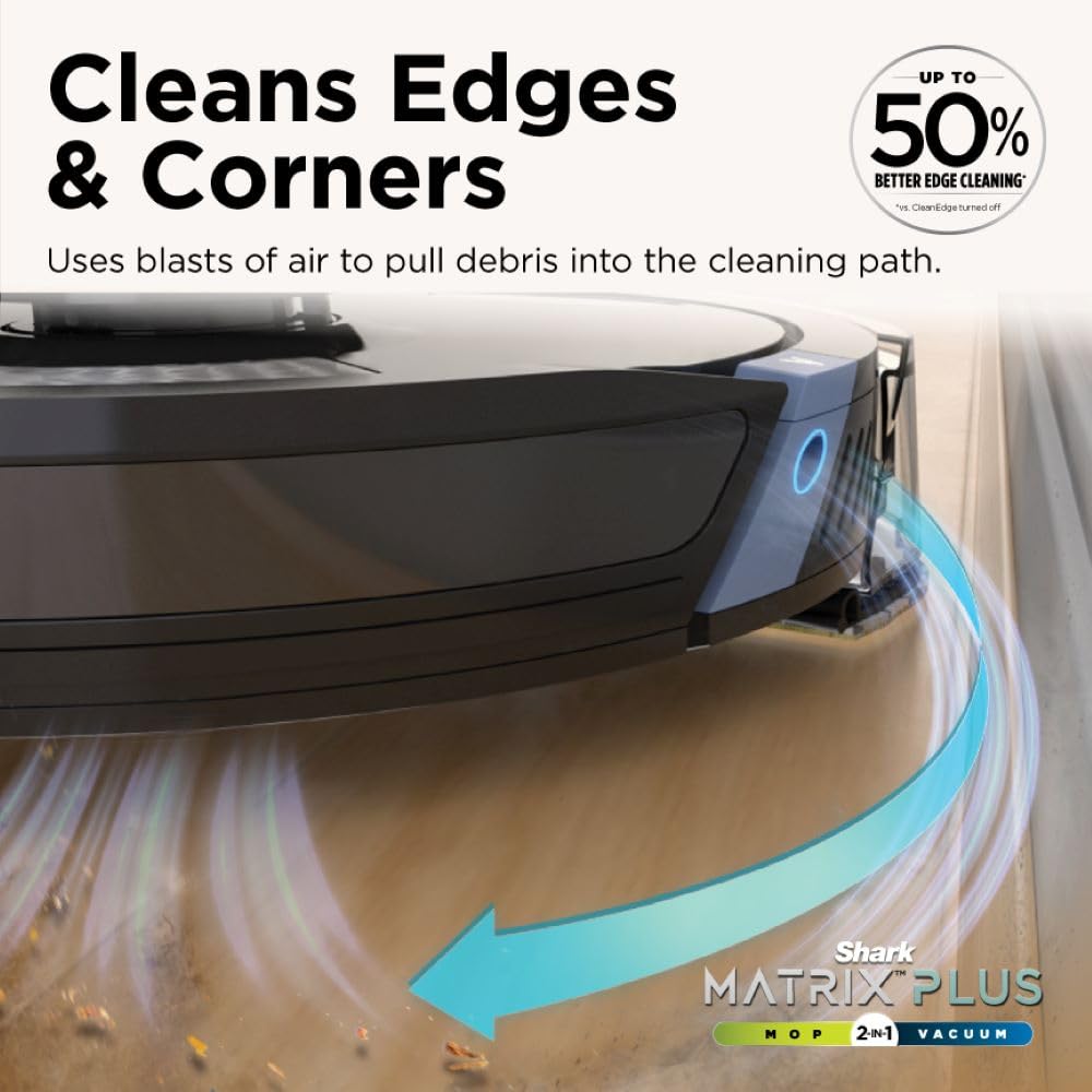 Shark Robot Vacuum & Mop Combo with HEPA