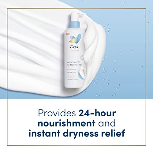 UPDATE: DEAD ❗ Dove Body Love Body Cleanser Body Wash 3 Count Dry-Cracked Skin Replenish Hypoallergenic for 24 Hour Nourishment & Instant Dryness Relief with Pro Ceramides 17.5 FO