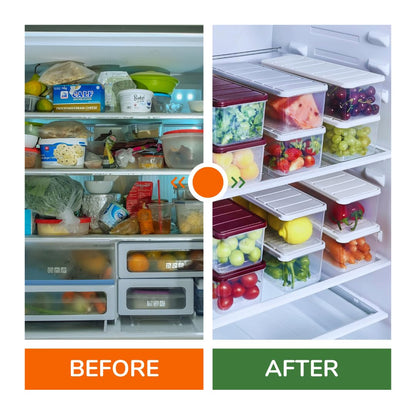 Airtight Food Storage Containers with Lids - 6 Pack
