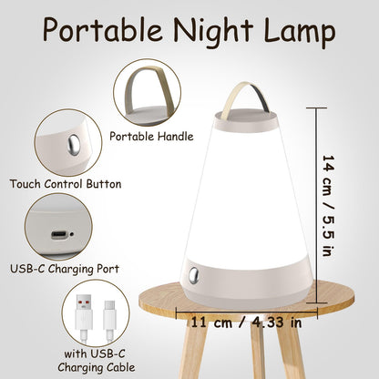 Dimmable Touch Night Light Lamp for Bedside