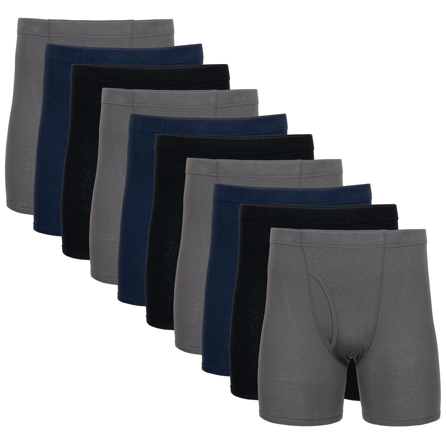 10 Pack Gildan Men's Boxer Briefs