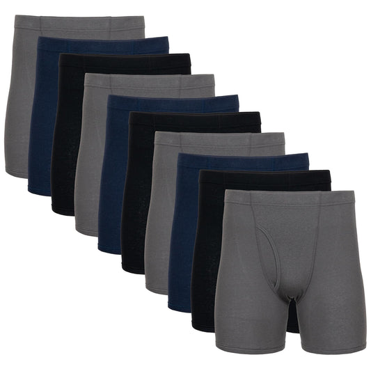 10 Pack Gildan Men's Boxer Briefs