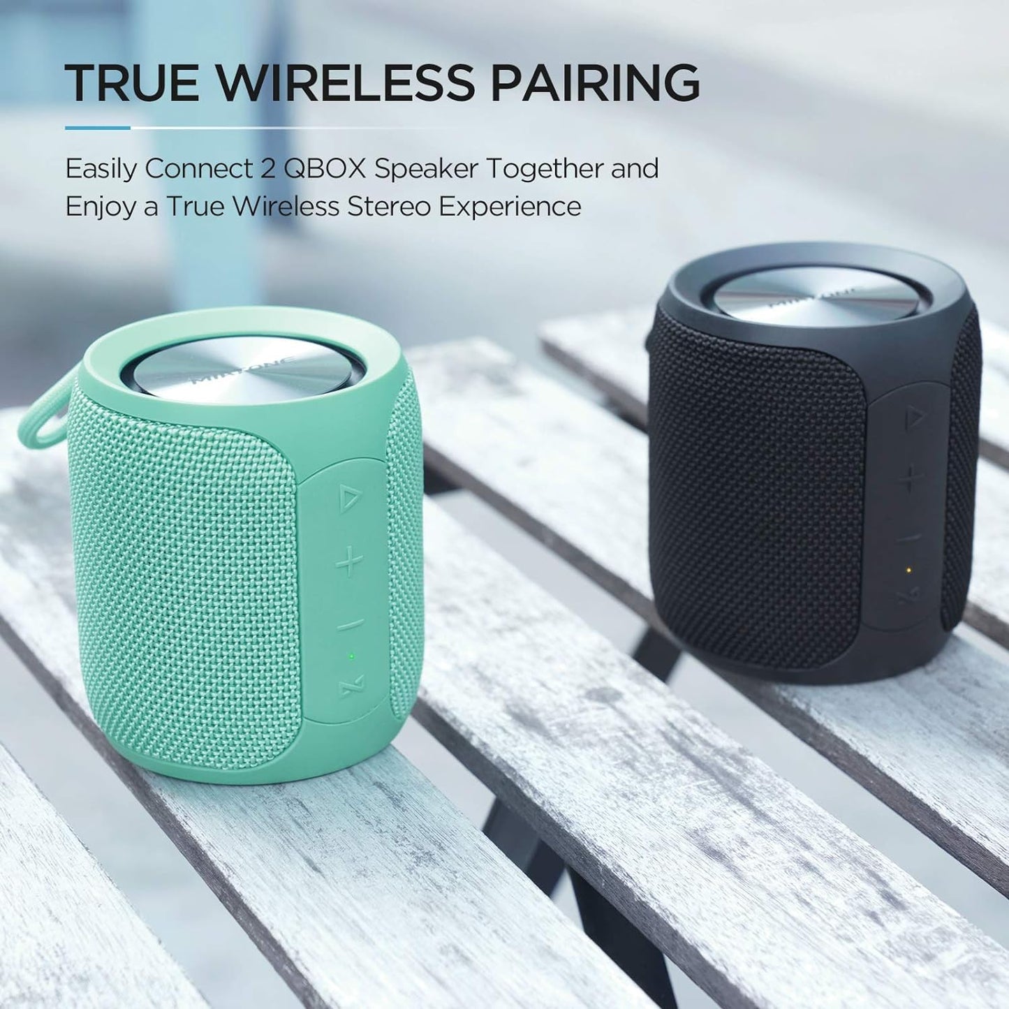 MIATONE 16W Waterproof Bluetooth Speaker for Outdoors