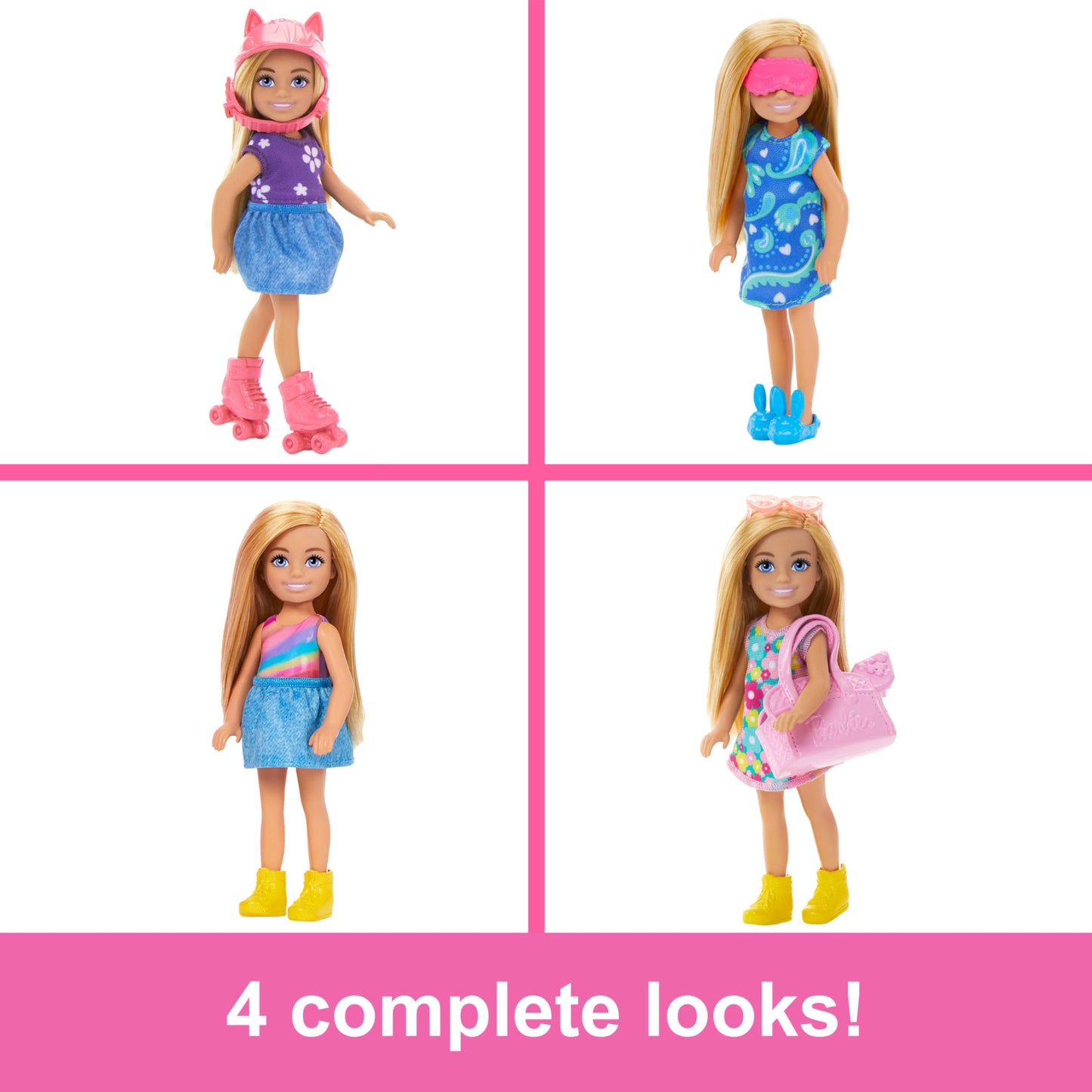 Barbie Chelsea Doll & Closet Playset with 15 Pieces