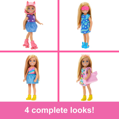 Barbie Chelsea Doll & Closet Playset with 15 Pieces