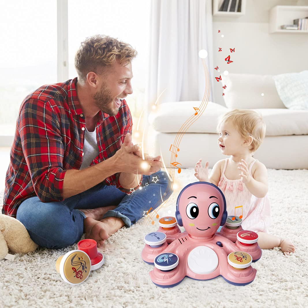Musical Octopus Toy for Toddlers by CYURMJUN