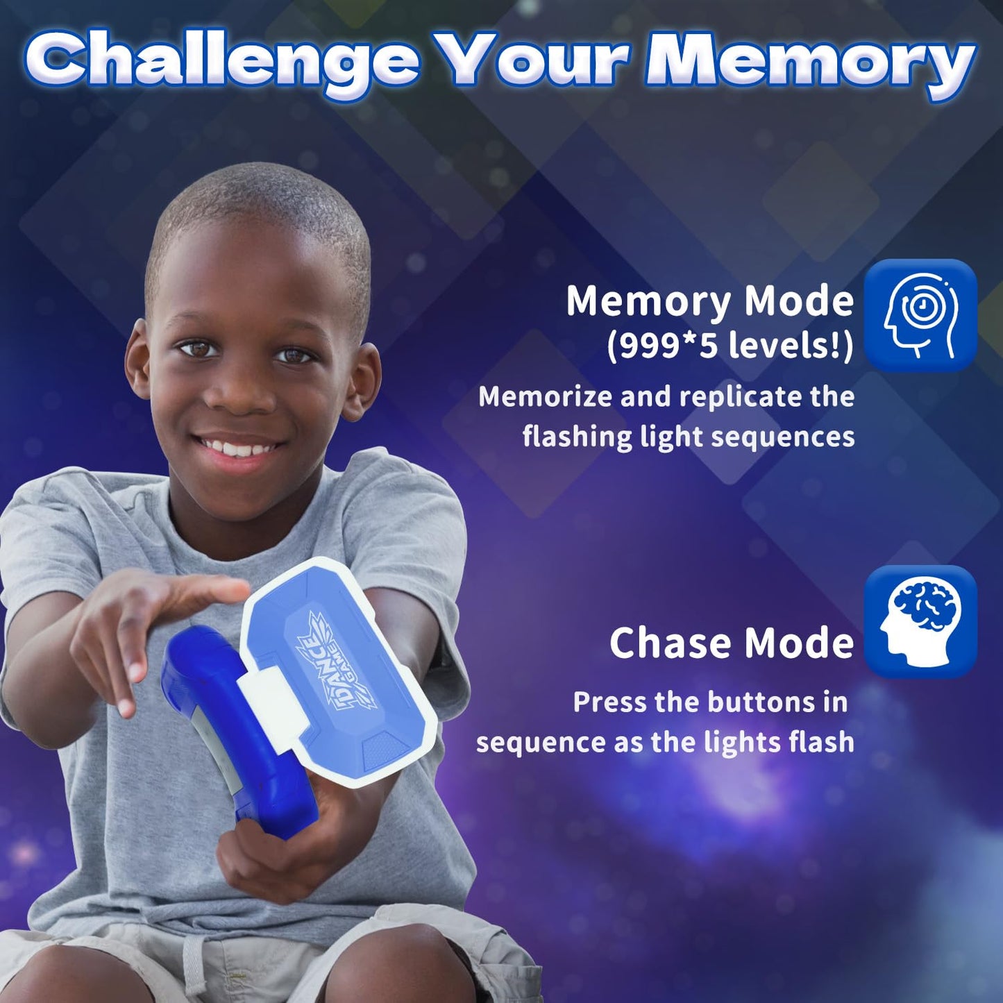 Handheld LED Puzzle Game for Kids 3-12