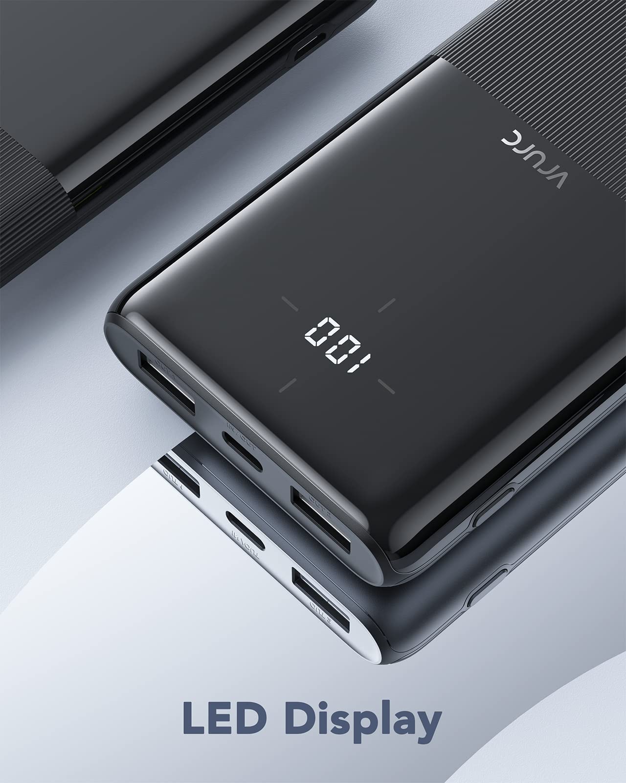 10000mAh VRURC Fast Charging Power Bank