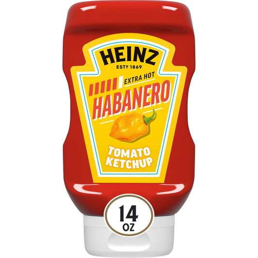 Heinz Habanero Tomato Ketchup Squeeze Bottle 14 oz