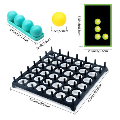 ALMCALS Bounce Ball Game Family Party Games, Game Bounce Table Game Toys- Jumping Connect Ball Board Games Bounce Off Game, Party Favors Birthday Holiday for Adults and Kids