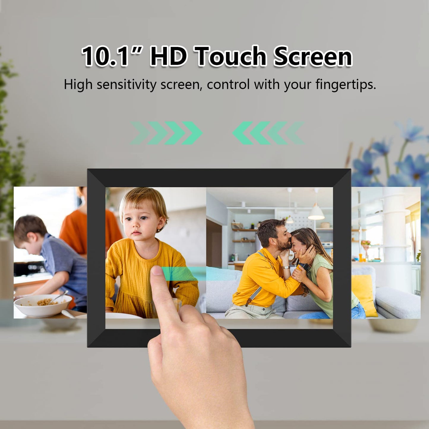 FRAMEO WiFi Digital Photo Frame 10.1 Inch