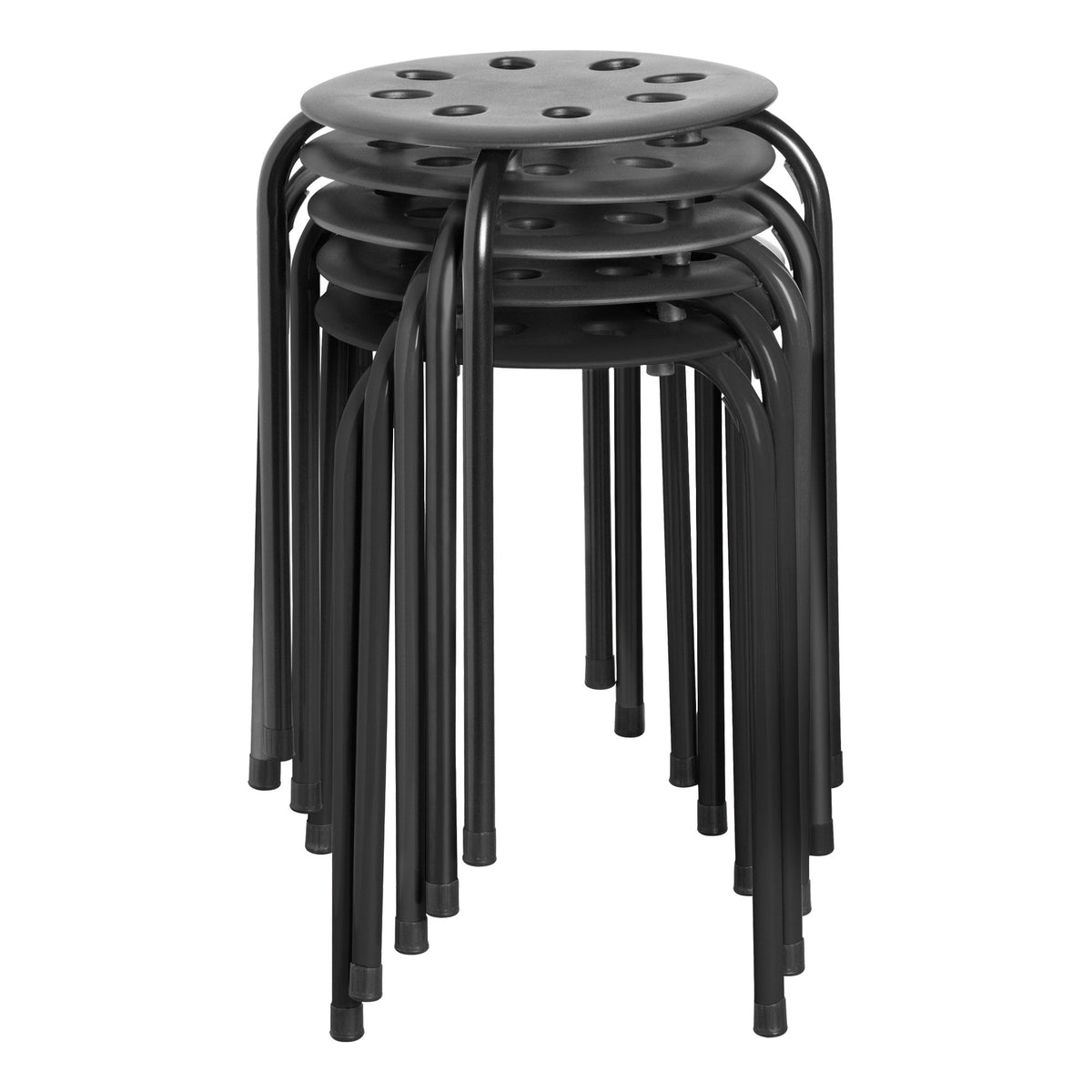 5 Pack Norwood 18-Inch Stacking Stools