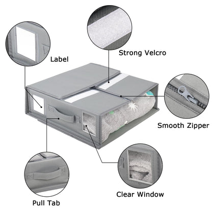 Foldable Sheet Organizers for Linen Closet Storage
