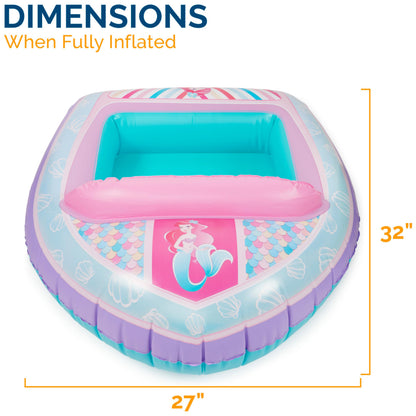 SwimWays Ariel Inflatable Water Boat for Kids