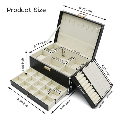Jewelry Organizer Travel Case for Women Girls