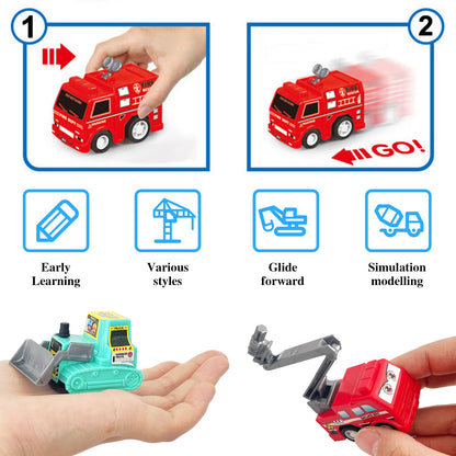 24PCS Pull Back City Cars Toy Set