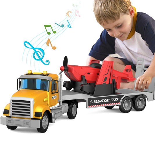 DOWELLIN Large Police Truck Toy for Kids