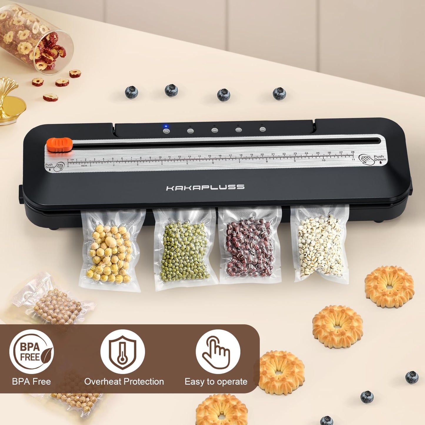 Automatic Food Vacuum Sealer With Bags