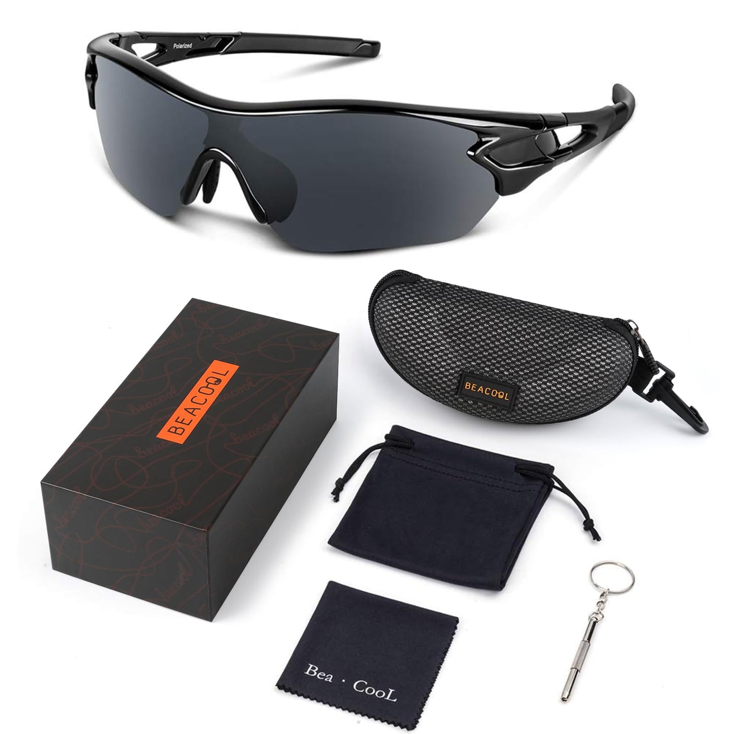 Polarized Sports Sunglasses for Men and Women