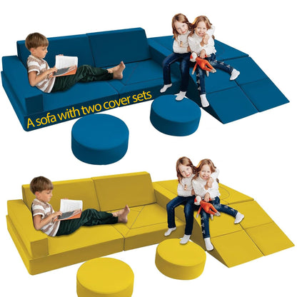 18pcs Modular Kids Play Couch Set