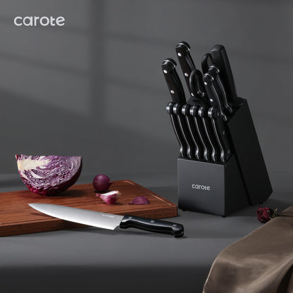 14-Piece CAROTE Stainless Steel Knife Set
