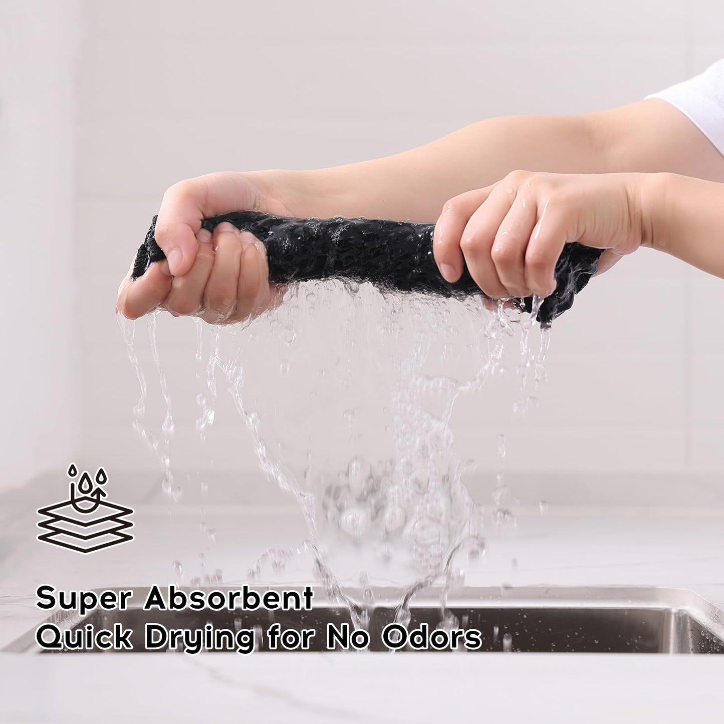 12 Pack Microfiber Cleaning Cloths for Housekeeping