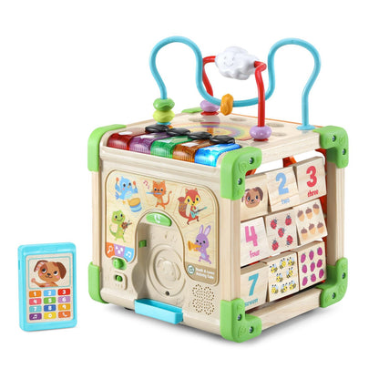 LeapFrog Wooden Activity Cube for Kids