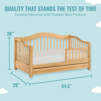 Dream On Me Toddler Day Bed in Natural