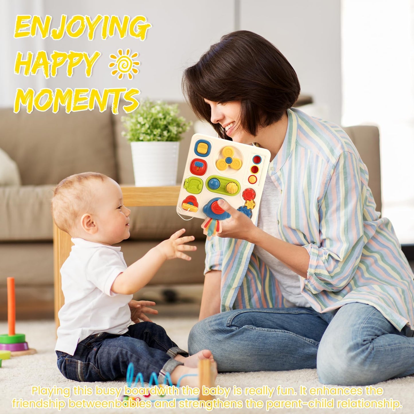 Montessori Busy Board Toy for Toddlers