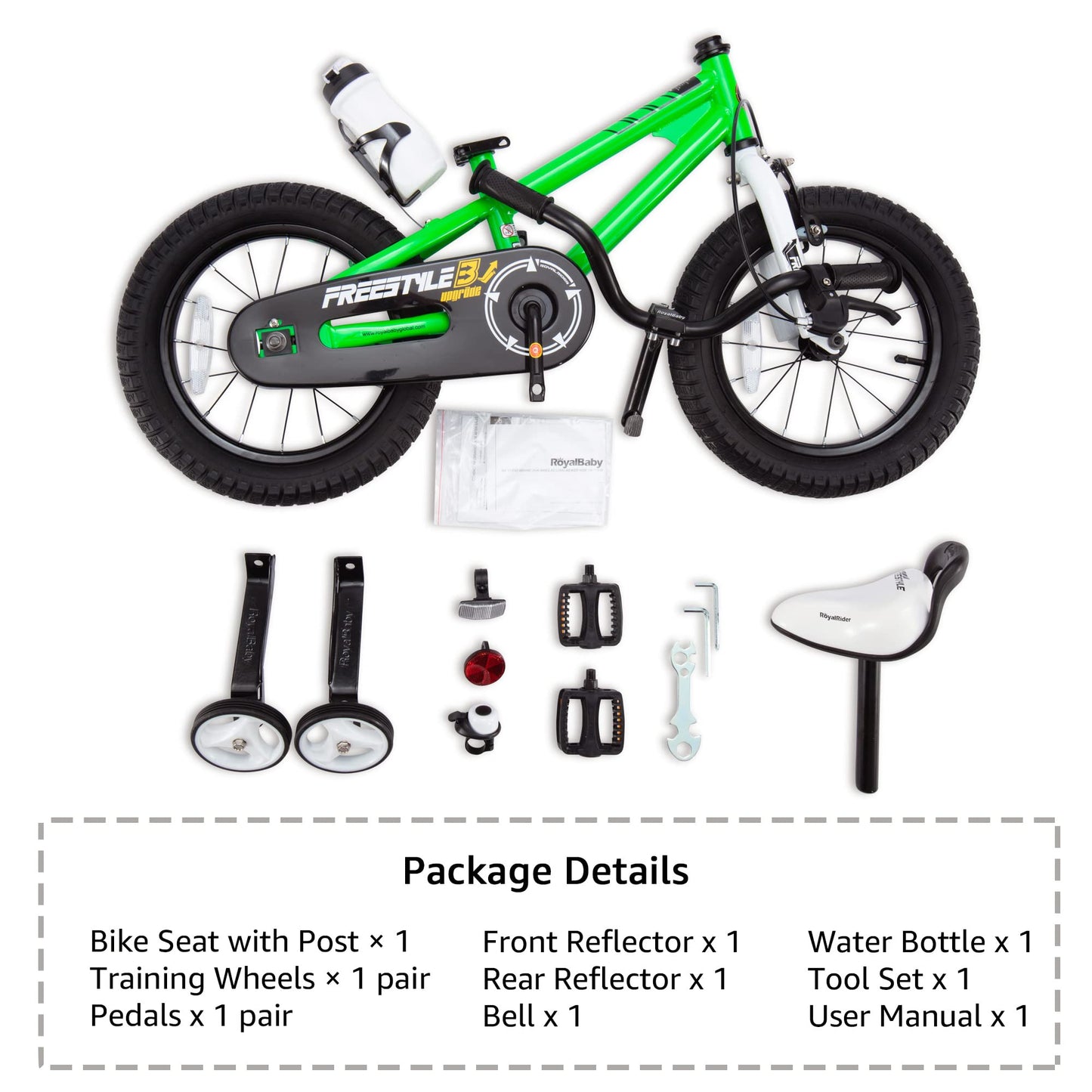 RoyalBaby 12 Inch Kids Bike with Training Wheels