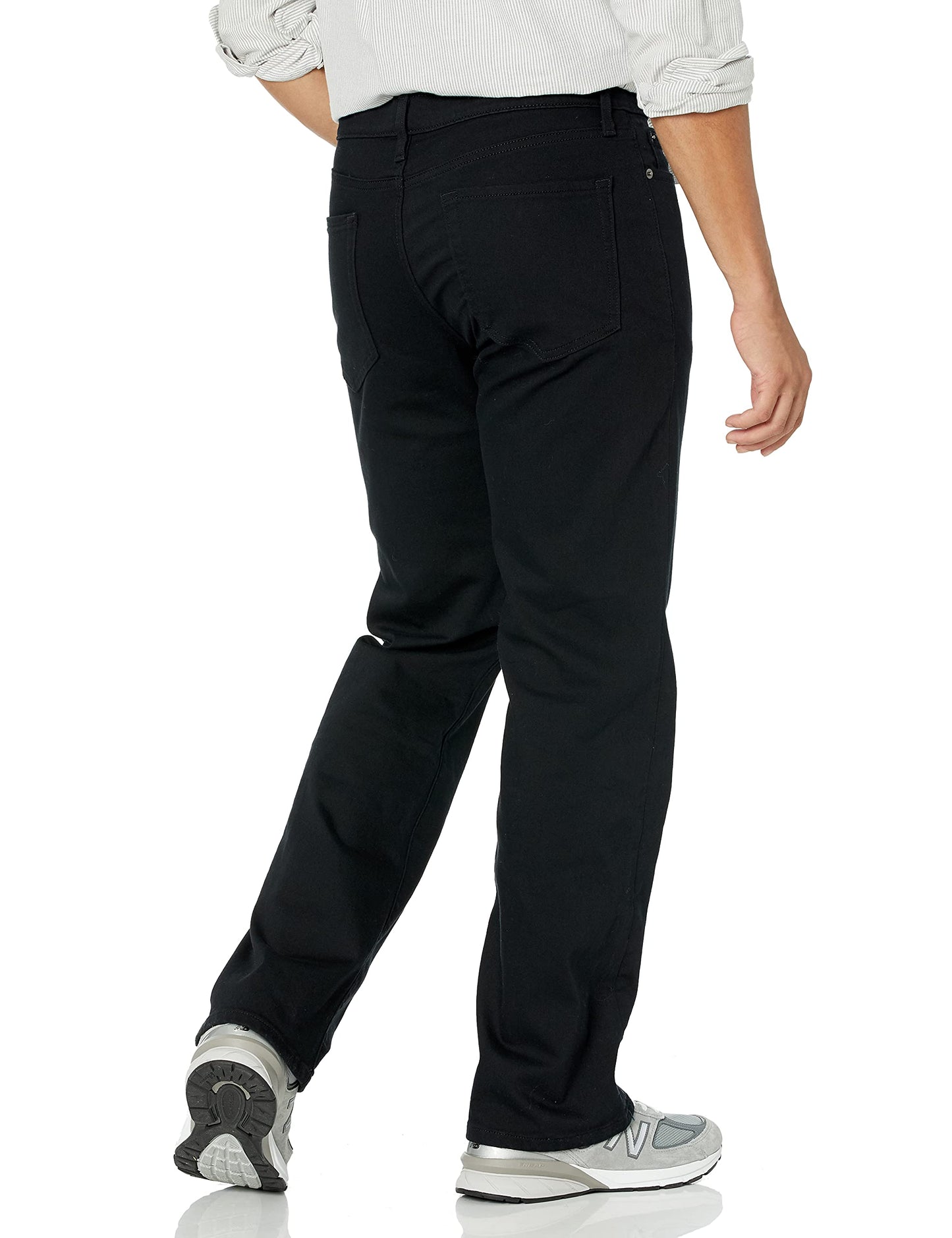 Amazon Essentials Men's Straight-Fit Bootcut Jean, Black, 30W x 29L