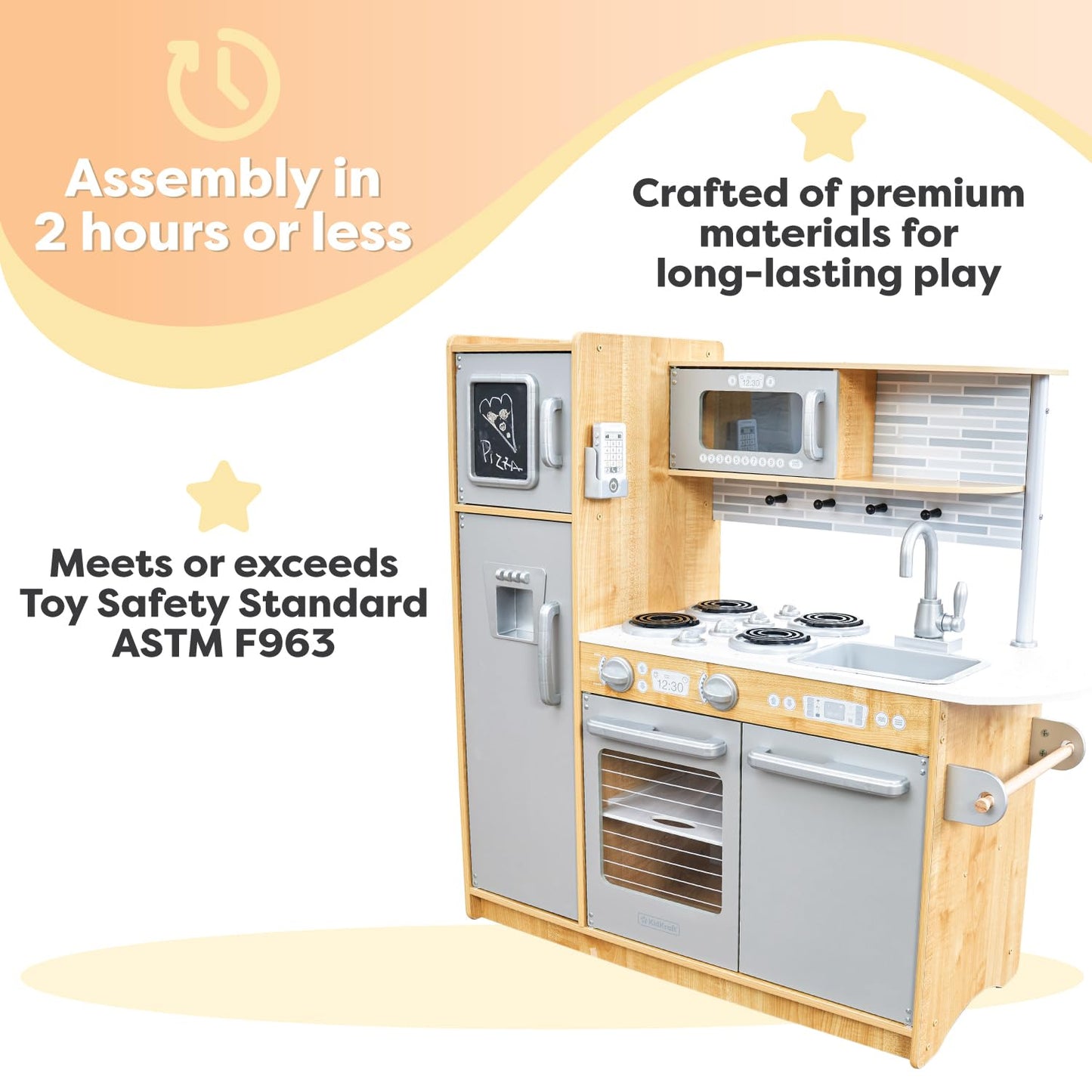 KidKraft Wooden Play Kitchen with Accessories
