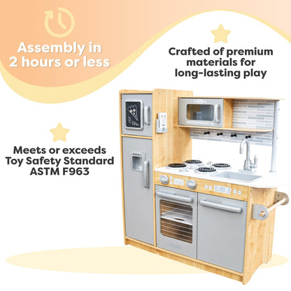 KidKraft Wooden Play Kitchen with Accessories