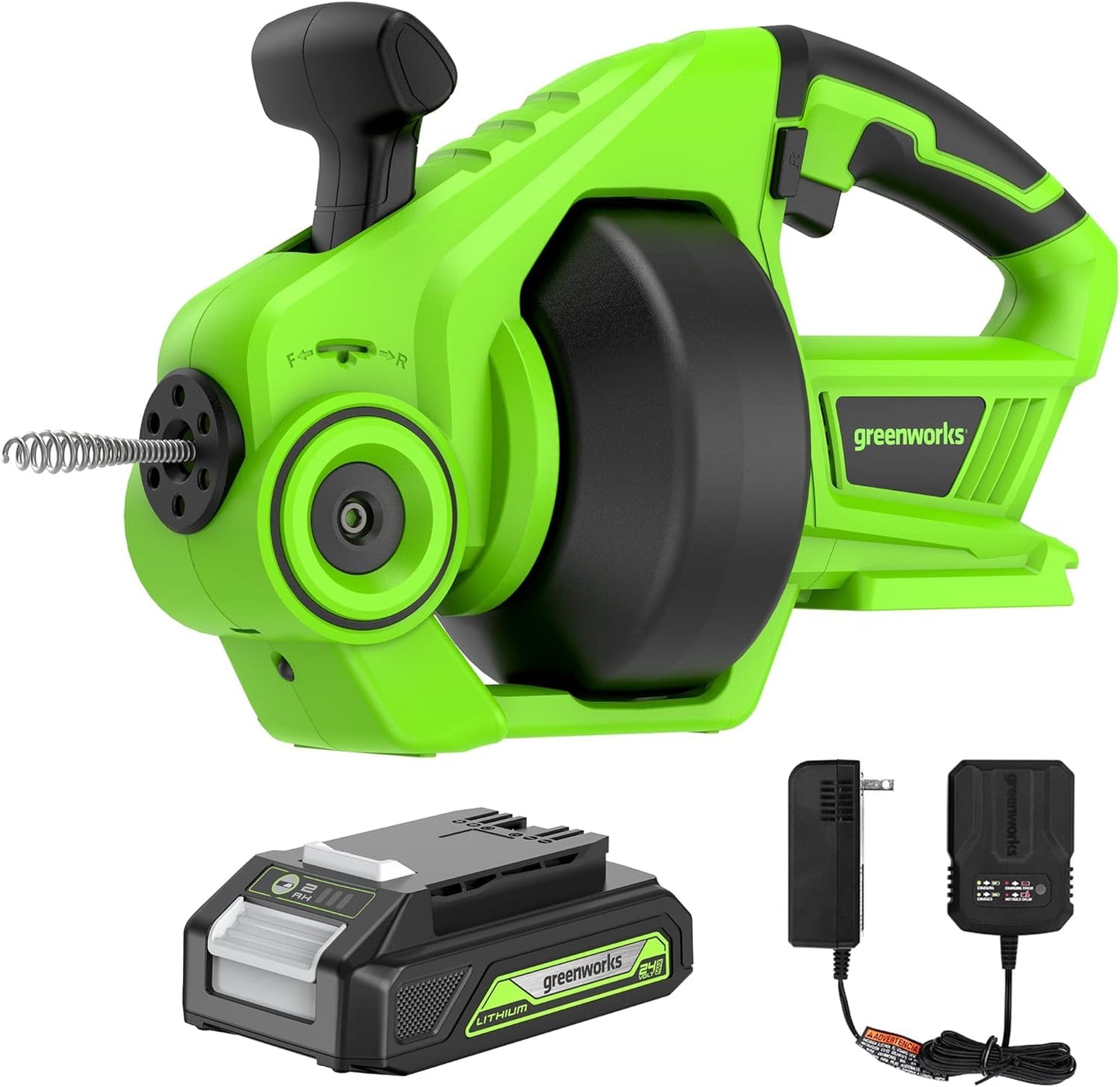 24V Cordless Drain Auger by Greenworks