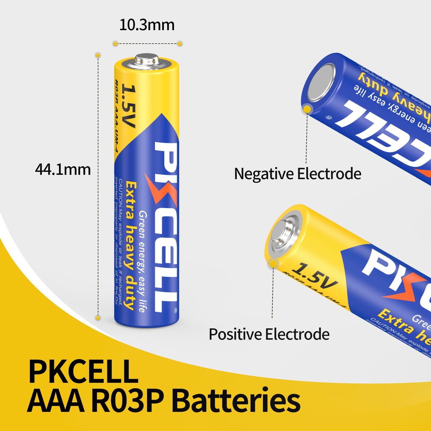 40 Pack PKCELL AAA High-Performance Batteries